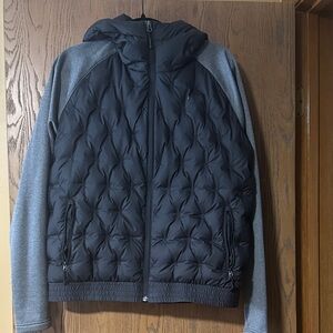 The North Face Women's Black and Gray Puffer Jacket